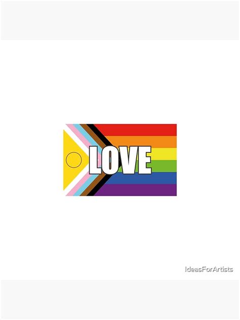 intersex inclusive pride progress pride flag love poster for sale