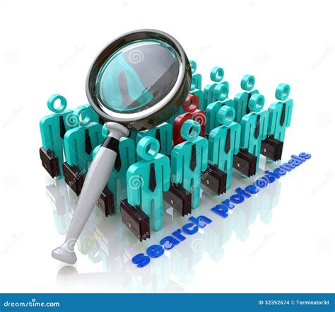 search professionals stock illustration illustration  concepts