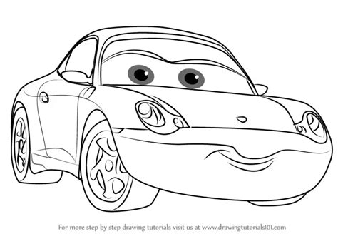 draw sally  cars  drawingtutorialscom cartoon car