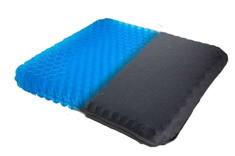 premium honeycomb cooling gel support seat cushion   slip breathable cover extra thick