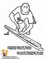 Coloring Construction Pages Carpenter Worker Drawing Equipment Kids Printable Digging Color Popular Excavator Getdrawings Visit Coloringhome sketch template
