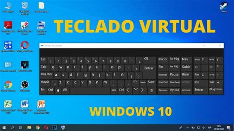 Activar Teclado Virtual Si Falla Teclado Físico En Windows10 2020 Youtube