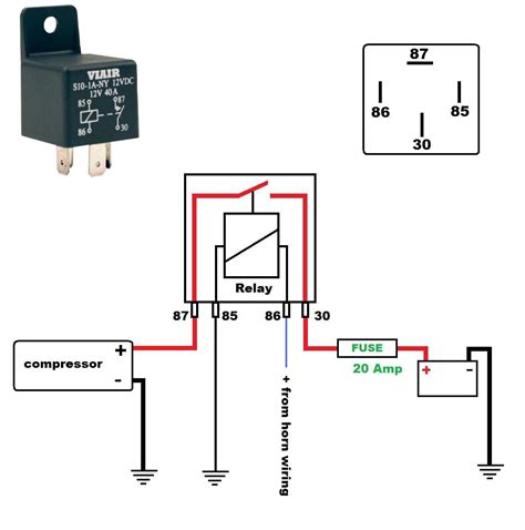 vixen horn relay wiring diagram wiring diagram pictures