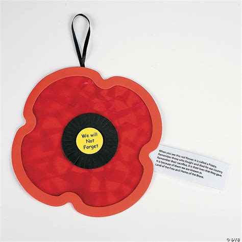 tissue paper poppy craft kit discontinued