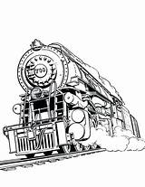 Steam Railroad Colouring Netart Locomotives Effortfulg Reel Designlooter sketch template