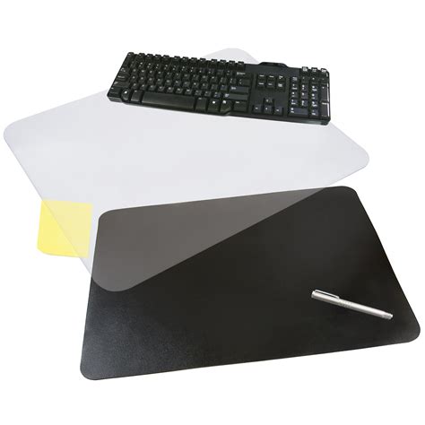 amazoncom artistic    eco black desk pad  microban black office products