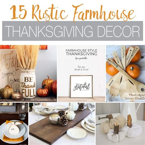 15 rustic farmhouse thanksgiving decor ideas houseful of handmade