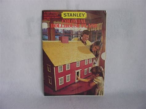 vintage  colonial dollhouse plans  stanley    tv doll house   tv cool