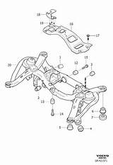 Subframe Xc90 Awd Bushing Crossmember Insulator 2wd Steering sketch template