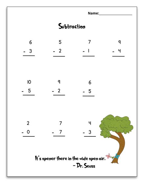 dr seuss math worksheets preschool workssheet list