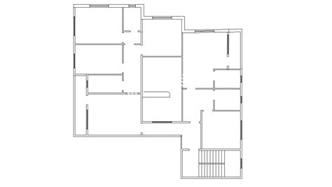 simple  house plans  autocad drawing cadbull