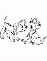 Coloring 101 Clipart Dalmatians Pages Puppies Disney Two Printable 102 Dogs Dog Dalmatian Clip Cliparts Print Playing 1001 Coloringbay Dalmation sketch template