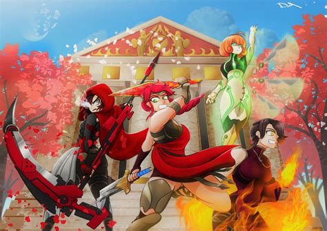 cinder fall x jaune arc x pyrrha nikos tumblr