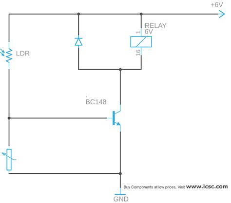 light sensor circuit diagram gadgetronicx