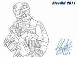 Duty Call Coloring Pages Warfare Dibujo Advanced sketch template