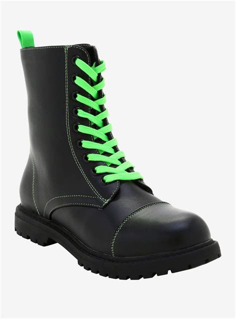 black green combat boots combat boots combat shoes boots