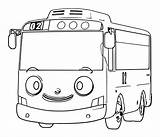 Tayo Bus Clever Getdrawings sketch template