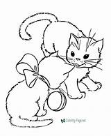 Coloring Cat Pages Printable Cats Kids Sheets sketch template