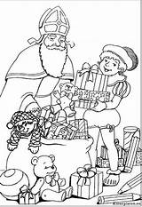 Sinterklaas Piet Zwarte Pakjesavond Animaatjes Nicolas sketch template