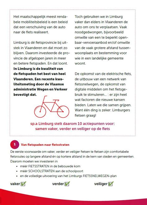 fietsplan spa limburg voorgesteld ludwig vandenhove