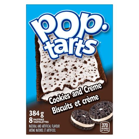 kellogg s pop tarts toaster pastries cookies and crème 384 g 8