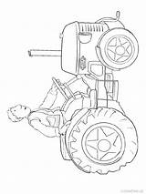 Traktor Roter Omalovanka Ausmalbilder Malvorlage Ausmalen sketch template