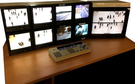prop hire cctv monitor room installation