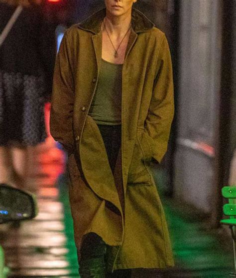 the old gurad andy coat charlize theron trench coat