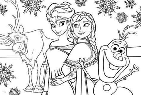 printable frozen coloring pages