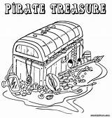 Pirate Coloring Treasure Pages Colouring Colorings Color Getcolorings Popular Comments sketch template