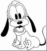 Pluto Dog Coloring Pages Printable Print Getcolorings sketch template