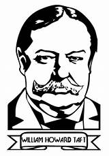 Taft William Clipart Presidents Holidays sketch template