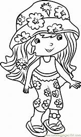 Coloring Coco Calypso Shortcake Strawberry Pages Characters Coloringpages101 Kids Color Online sketch template