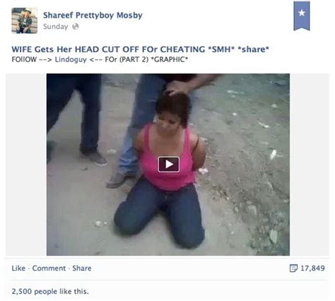 Facebook Volte Face Will See Decapitation Videos Purged From Site The