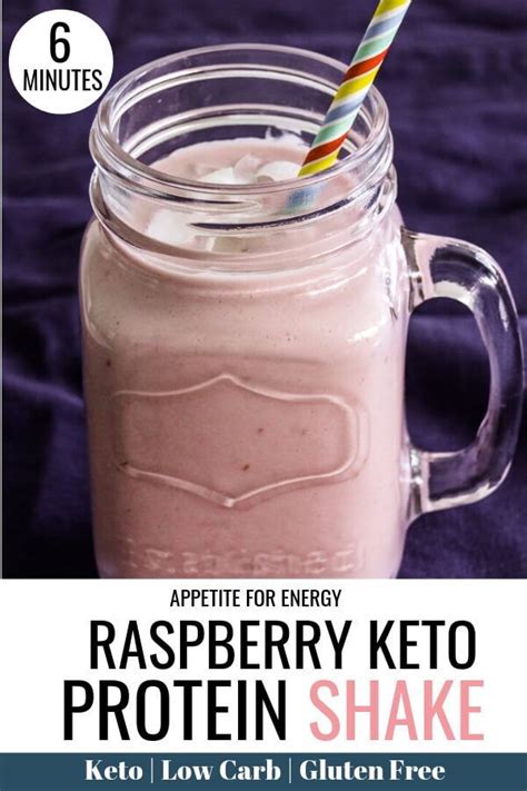 Keto Raspberry Protein Shake Is A Delicious Creamy Smoothie Perfect