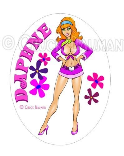 daphne scooby doo pin up sexy big boobs cartoon superhero