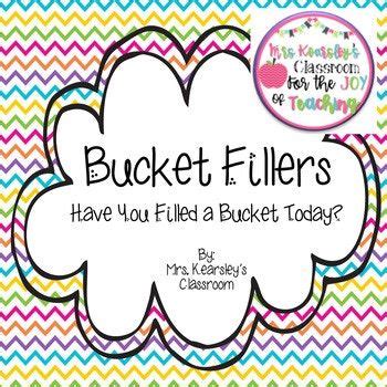 printable bucket fillers bucket filler bucket filler activities