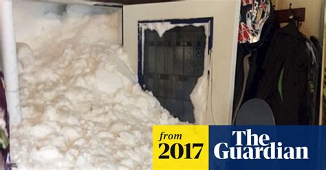 Avalanche Comes Through Man S Front Door Snow The Guardian