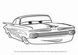 Cars Ramone Drawing Draw Step Drawingtutorials101 sketch template