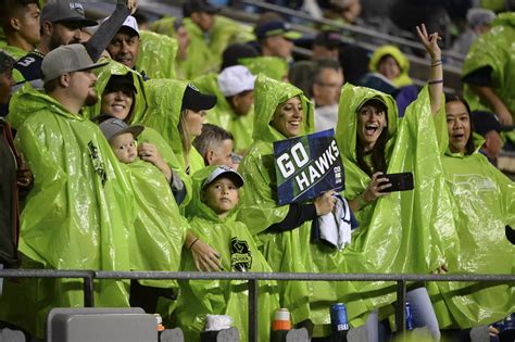 losses seahawks fans  tired  rainy day football