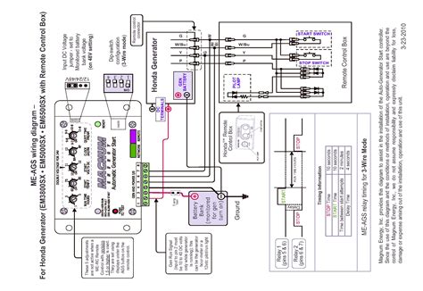 honda  generator wiring diagram
