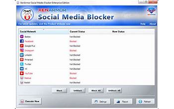 XenArmor Social Media Blocker screenshot #1