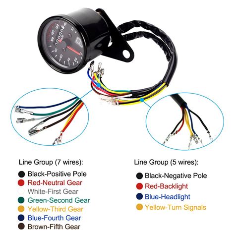 motorcycle speedometer wiring diagram  wiring  sleeps