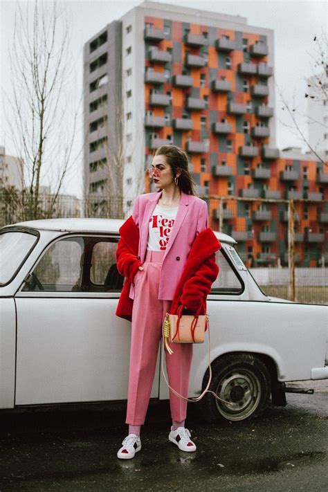 the non cheesy pink and red valentine s day outfit spring summer inspiration pink blazer