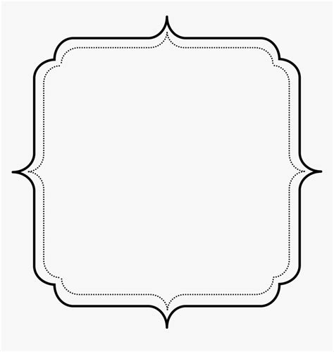 transparent simple rectangle frame clipart frame simple border