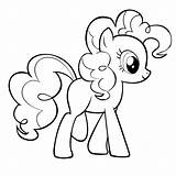 Pony Coloring Little Pages Cute sketch template