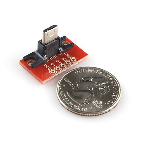 Hobbytronics Usb Microb Plug Breakout Board