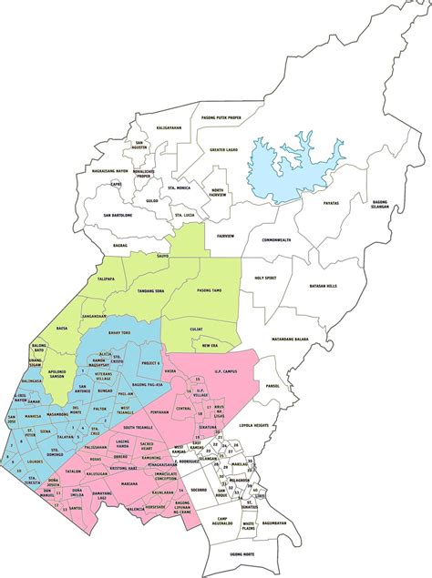 manila district  map