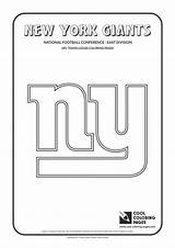 Coloring Nfl Pages Giants Logos Football York Cool Teams American Logo Team National Dallas Cowboys Print Clubs Kids Zapisano sketch template
