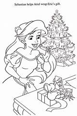 Disney Coloring Pages Coloriage Petite La Sirène Choisir Tableau Un Noël sketch template